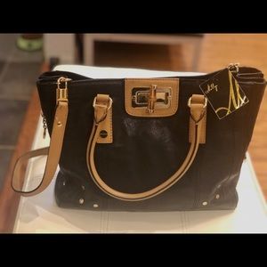 MILLY pure leather bag satchel crossbody